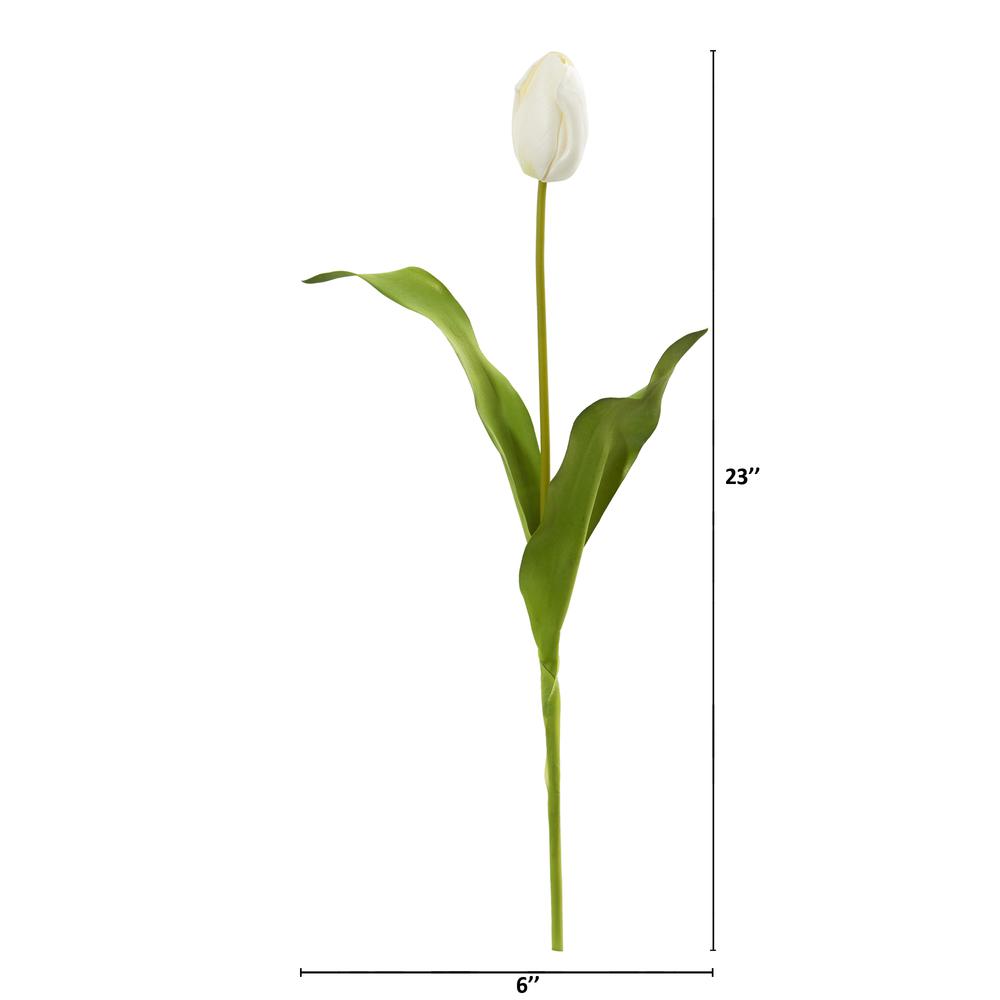 23in. Dutch Tulip Artificial Flower (Set of 12). Picture 2