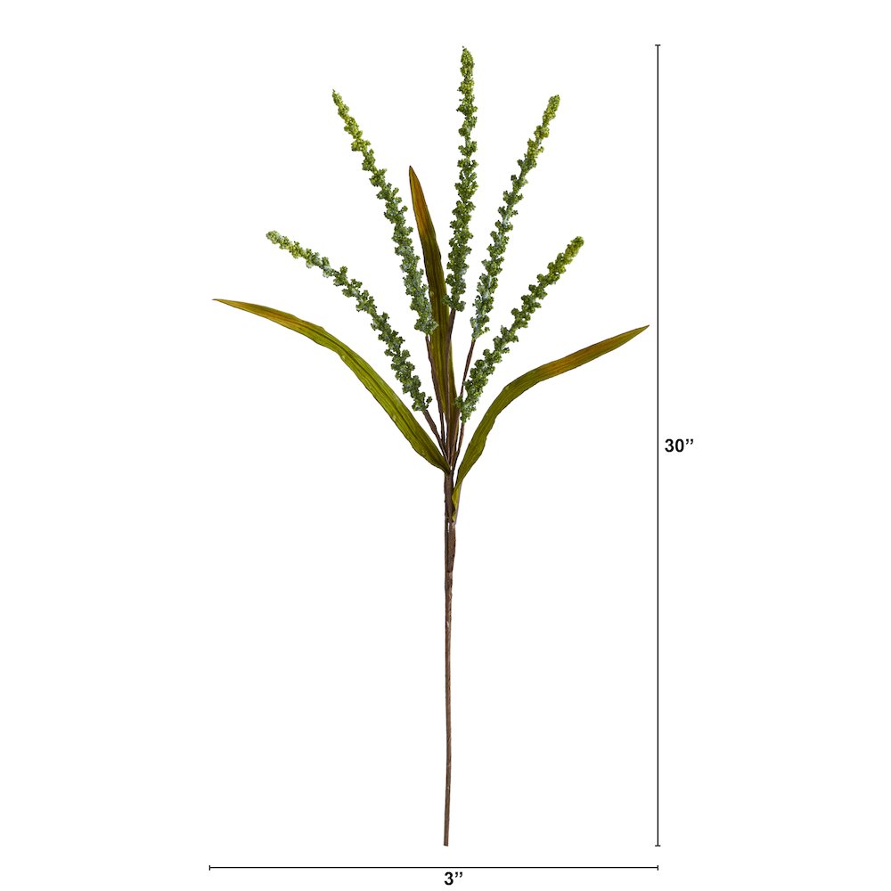 30in. Wheat Harvest Artificial Flower (Set of 12). Picture 2