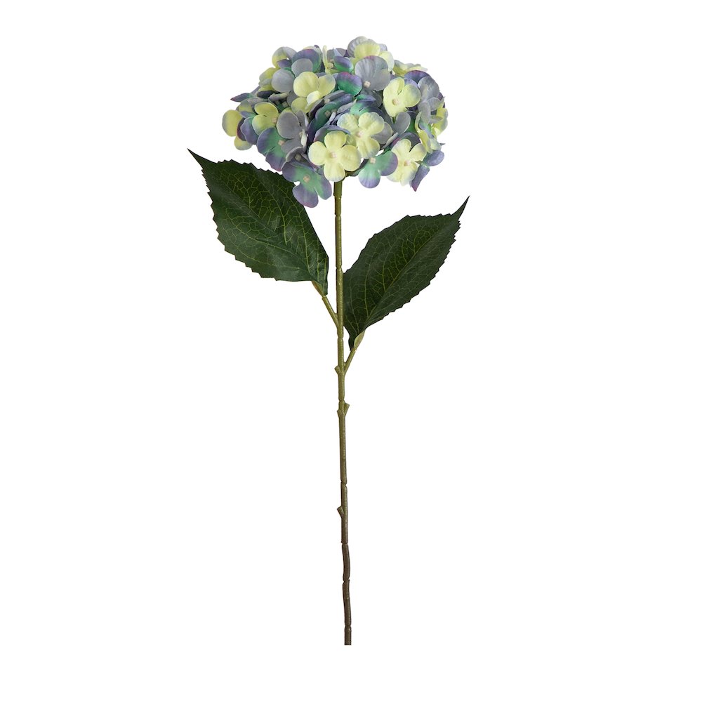 20in. Artificial Hydrangea Flower Stems, Set of 3. Picture 1