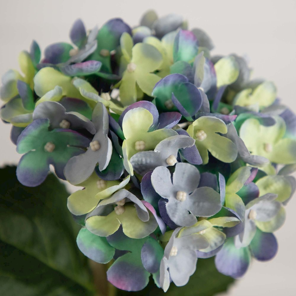 20in. Artificial Hydrangea Flower Stems, Set of 3. Picture 4