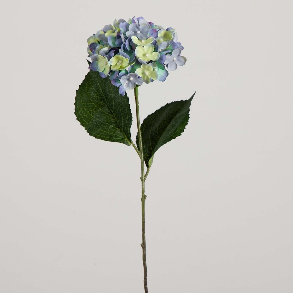 20in. Artificial Hydrangea Flower Stems, Set of 3. Picture 7