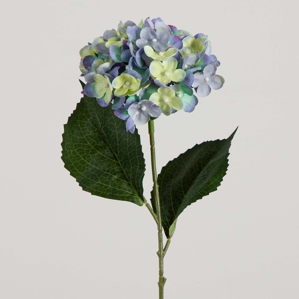 20in. Artificial Hydrangea Flower Stems, Set of 3. Picture 8