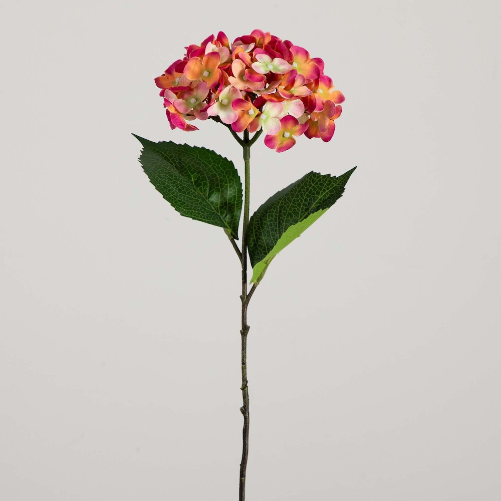 20in. Artificial Hydrangea Flower Stems, Set of 3. Picture 7
