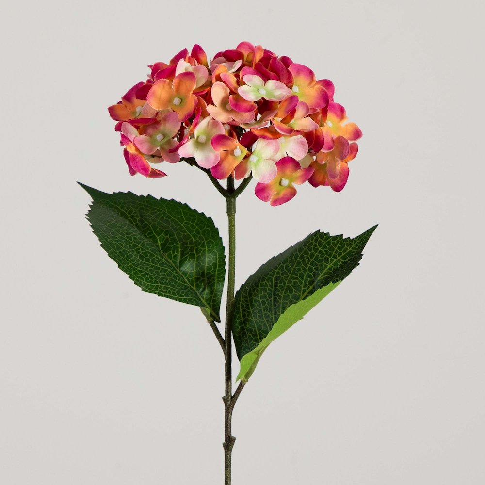 20in. Artificial Hydrangea Flower Stems, Set of 3. Picture 8
