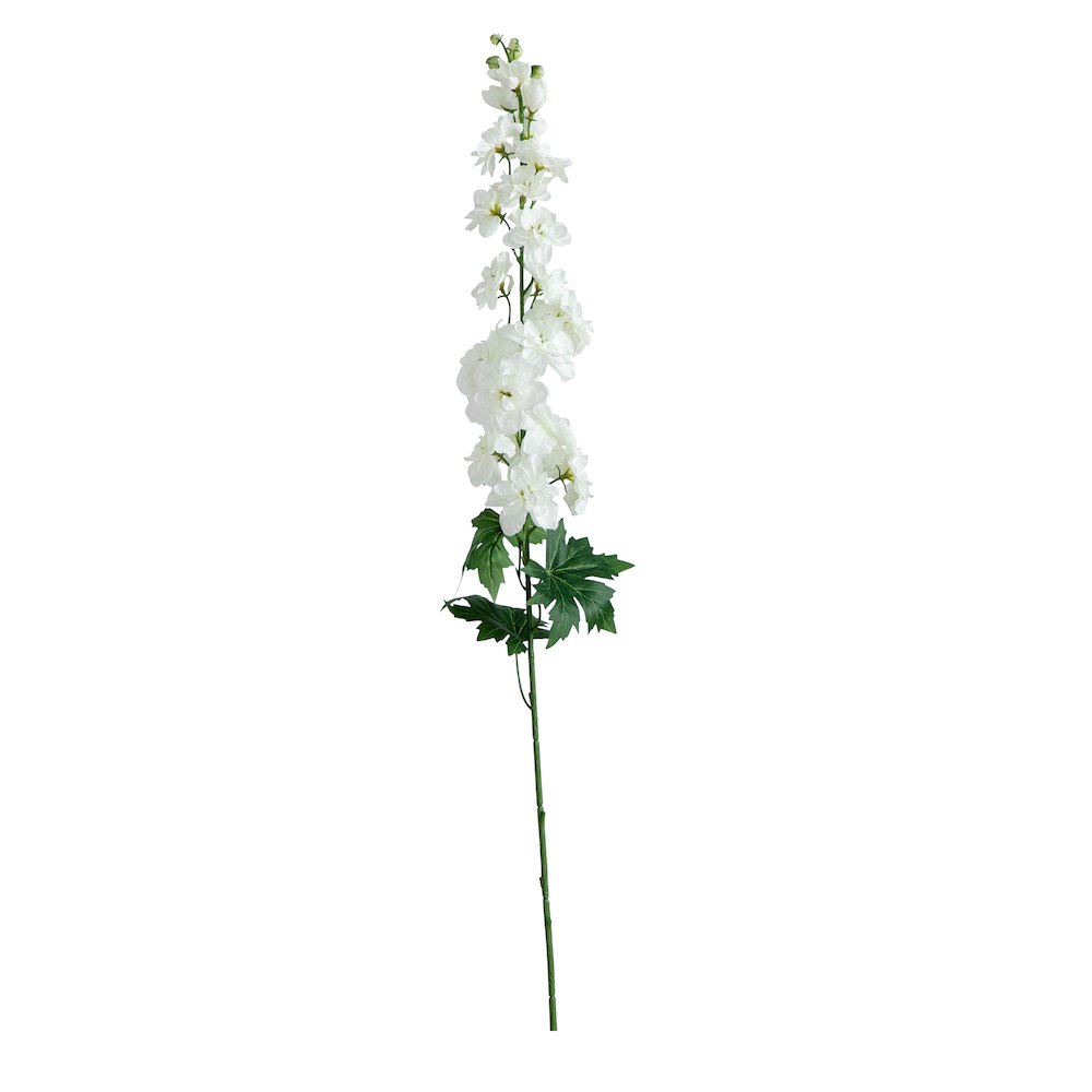 39in. Artificial Delphinium Flower Stems, Set of 3. Picture 1