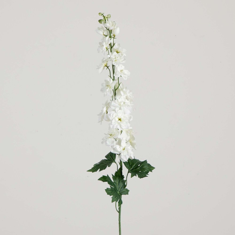 39in. Artificial Delphinium Flower Stems, Set of 3. Picture 7