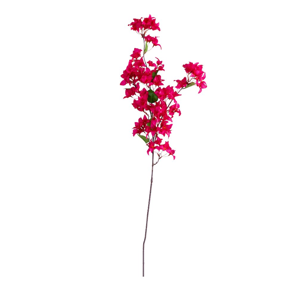 47in. Artificial Bougainvillea Flower Stems, Set of 3. Picture 1