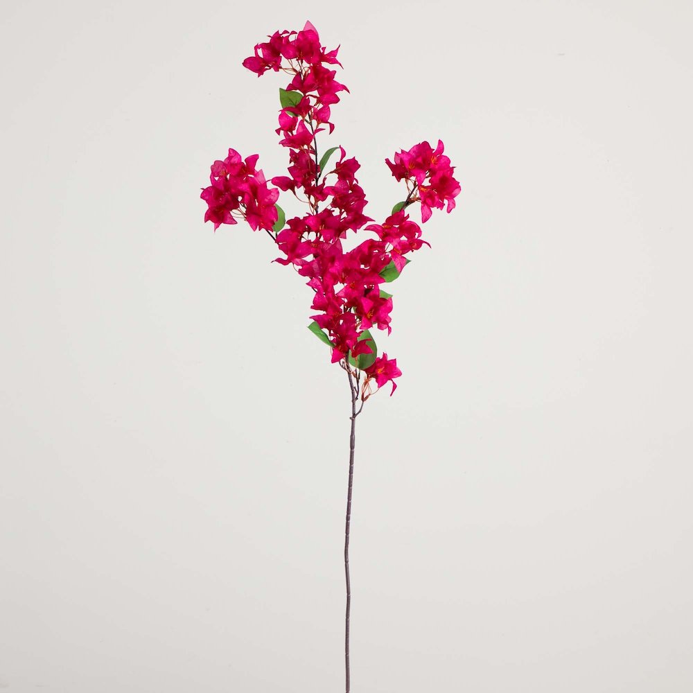 47in. Artificial Bougainvillea Flower Stems, Set of 3. Picture 8