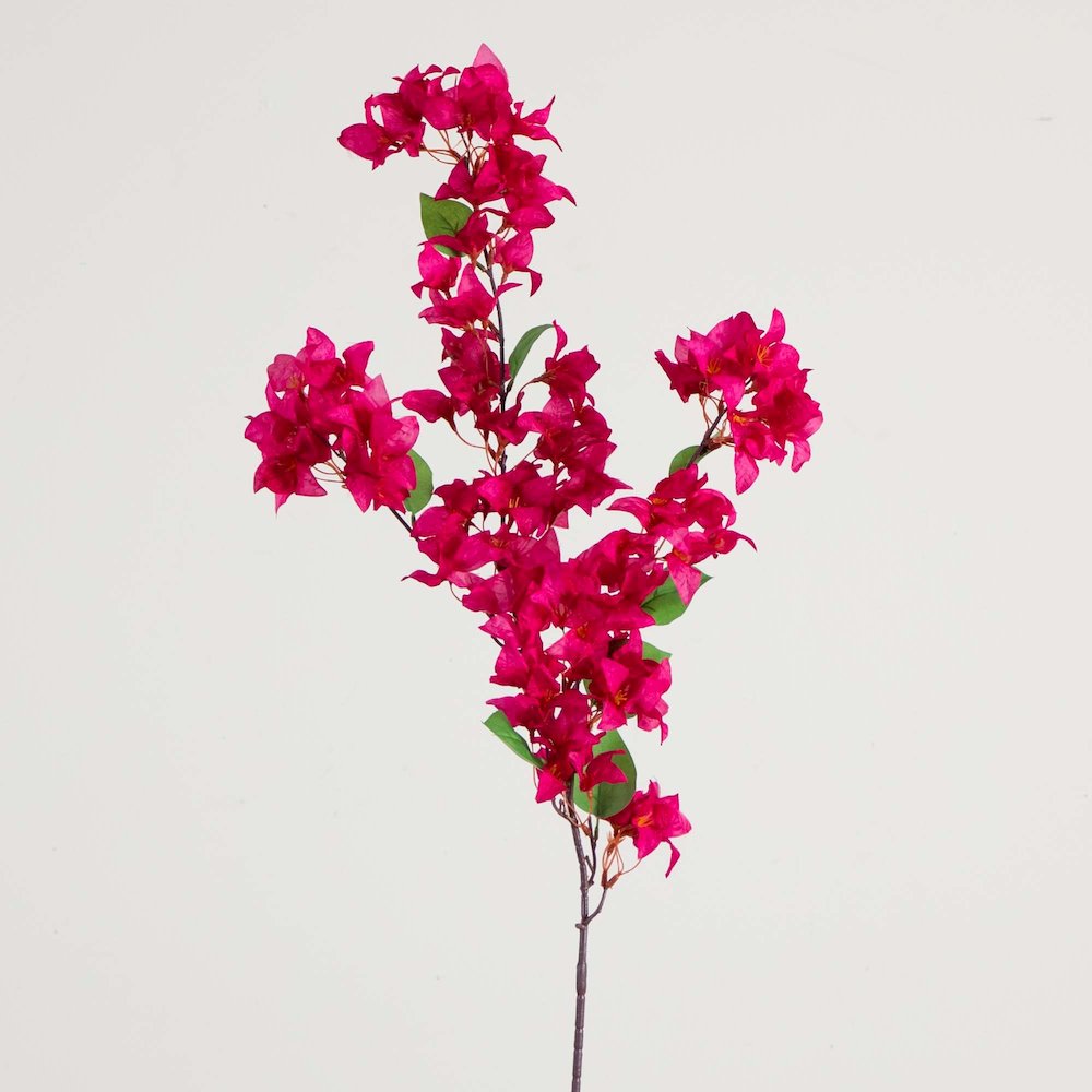 47in. Artificial Bougainvillea Flower Stems, Set of 3. Picture 9