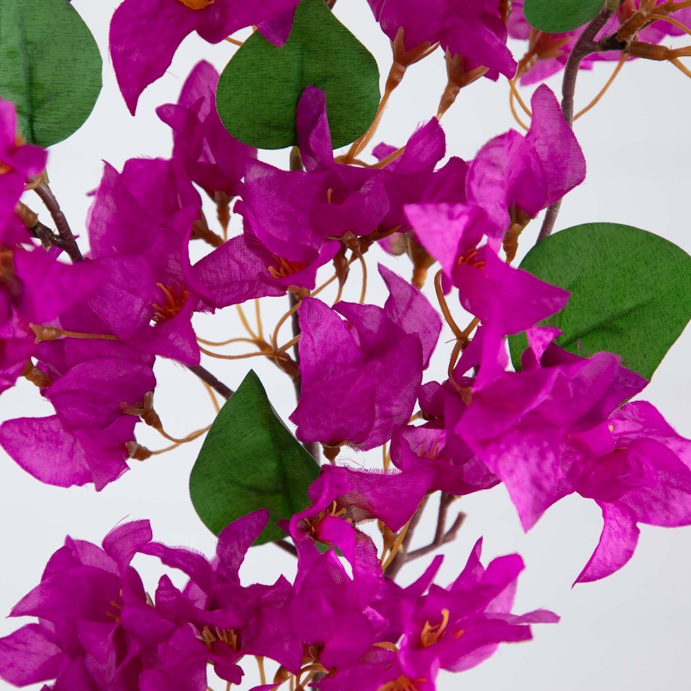47in. Artificial Bougainvillea Flower Stems, Set of 3. Picture 4