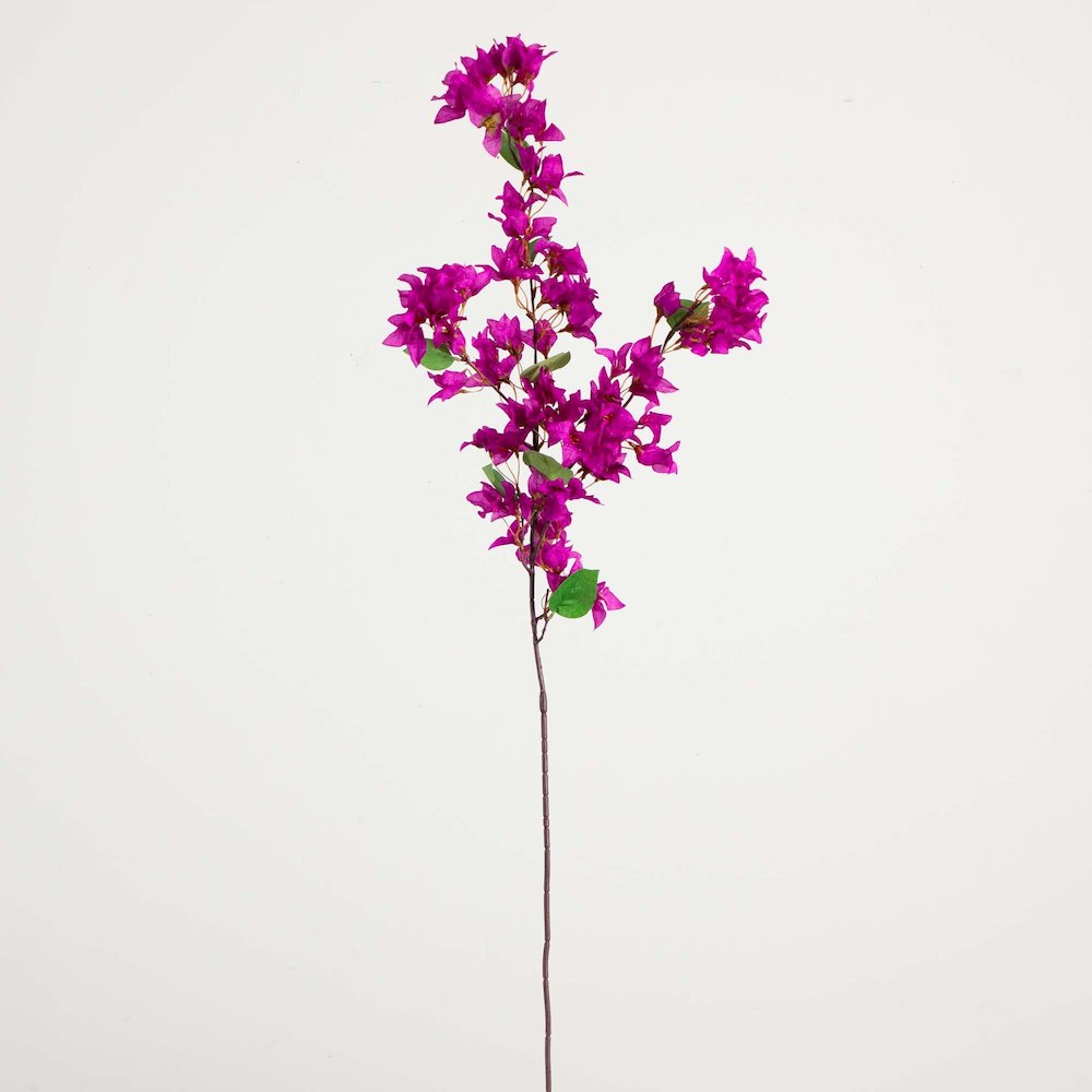 47in. Artificial Bougainvillea Flower Stems, Set of 3. Picture 8