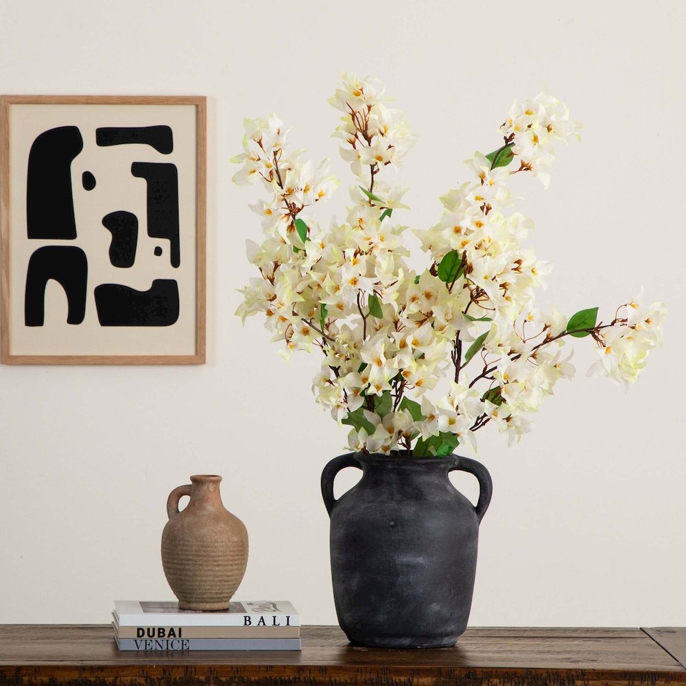 47in. Artificial Bougainvillea Flower Stems, Set of 3. Picture 9