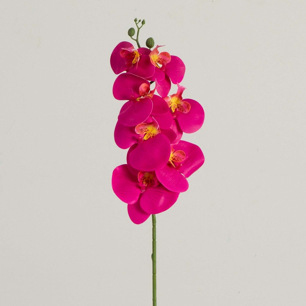 35in. Artificial Orchid Flower Stems, Set of 3. Picture 4