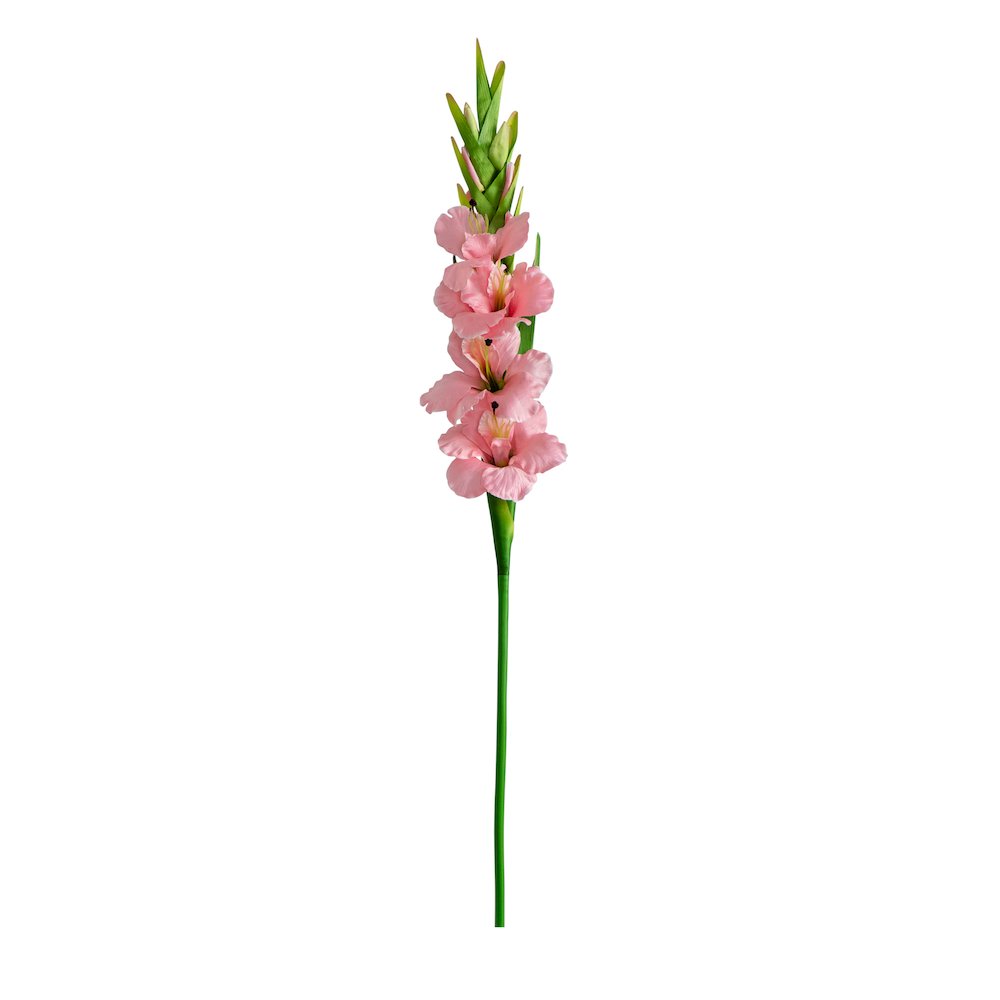 45in. Artificial Gladiolus Flower Stems, Set of 3. Picture 1