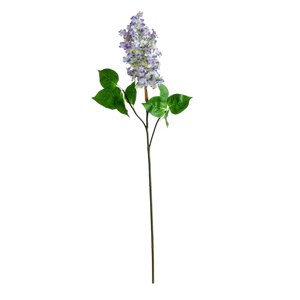 36in. Artificial Lilac Flower Stems, Set of 3. Picture 1