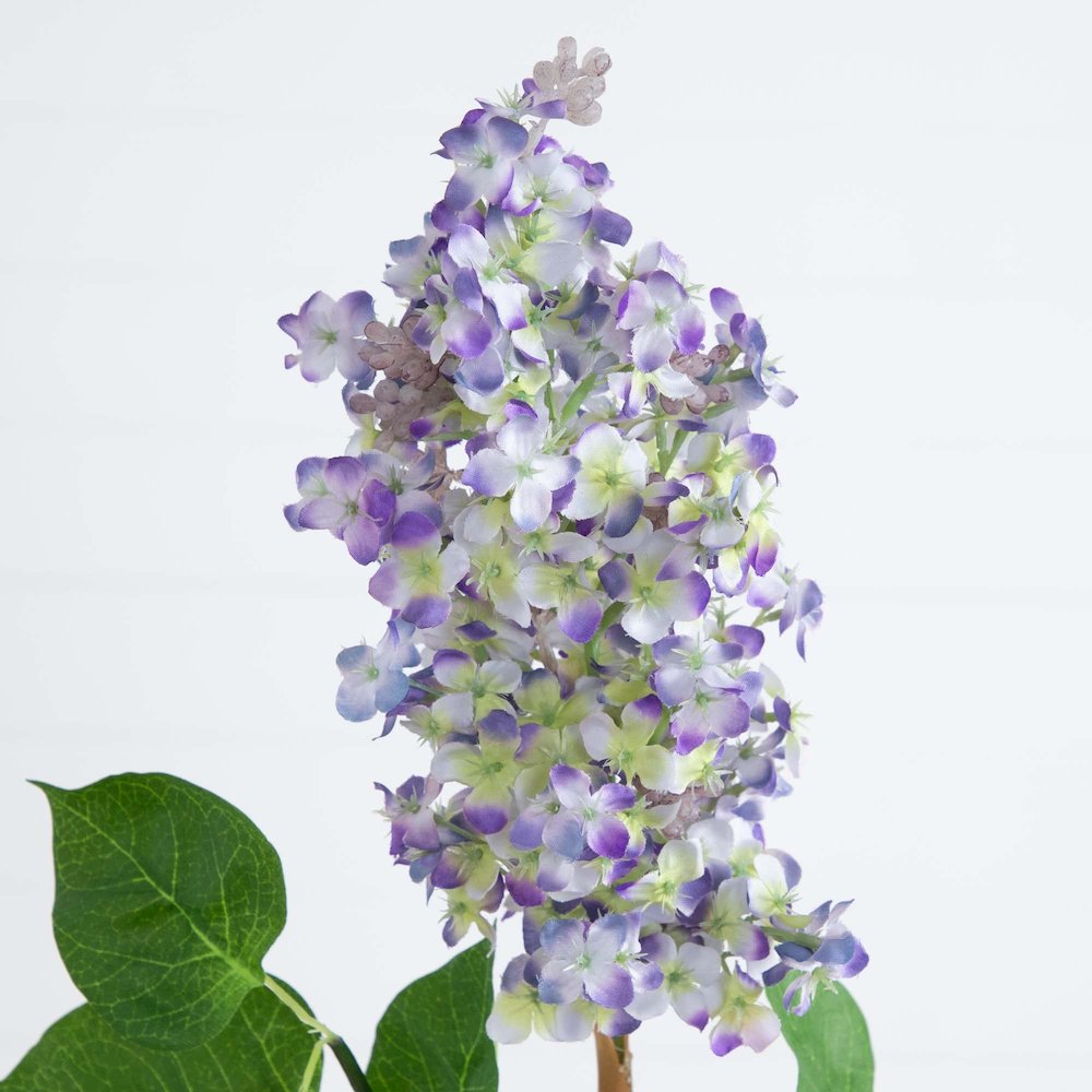 36in. Artificial Lilac Flower Stems, Set of 3. Picture 4