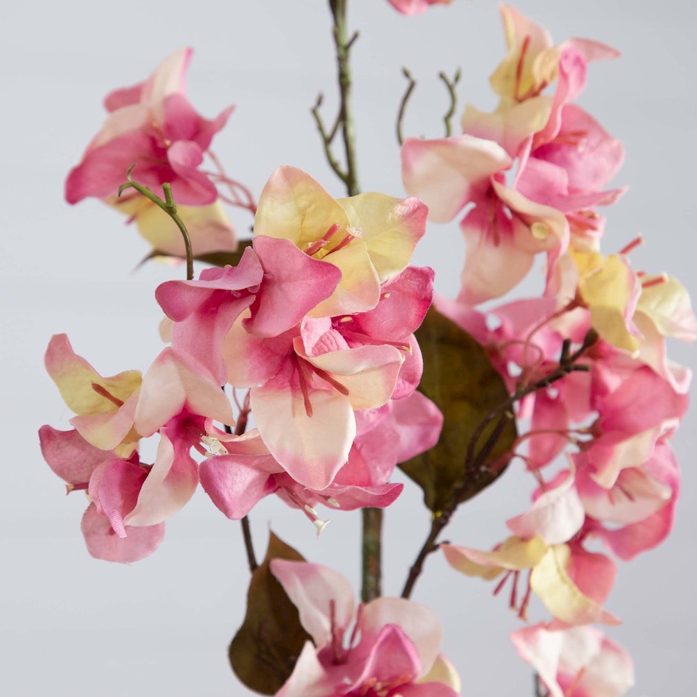 47in. Artificial Bougainvillea Flower Stems, Set of 3. Picture 3