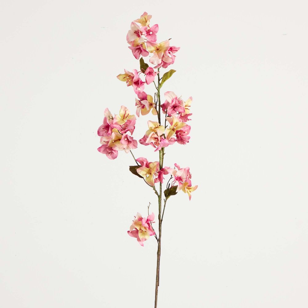 47in. Artificial Bougainvillea Flower Stems, Set of 3. Picture 4