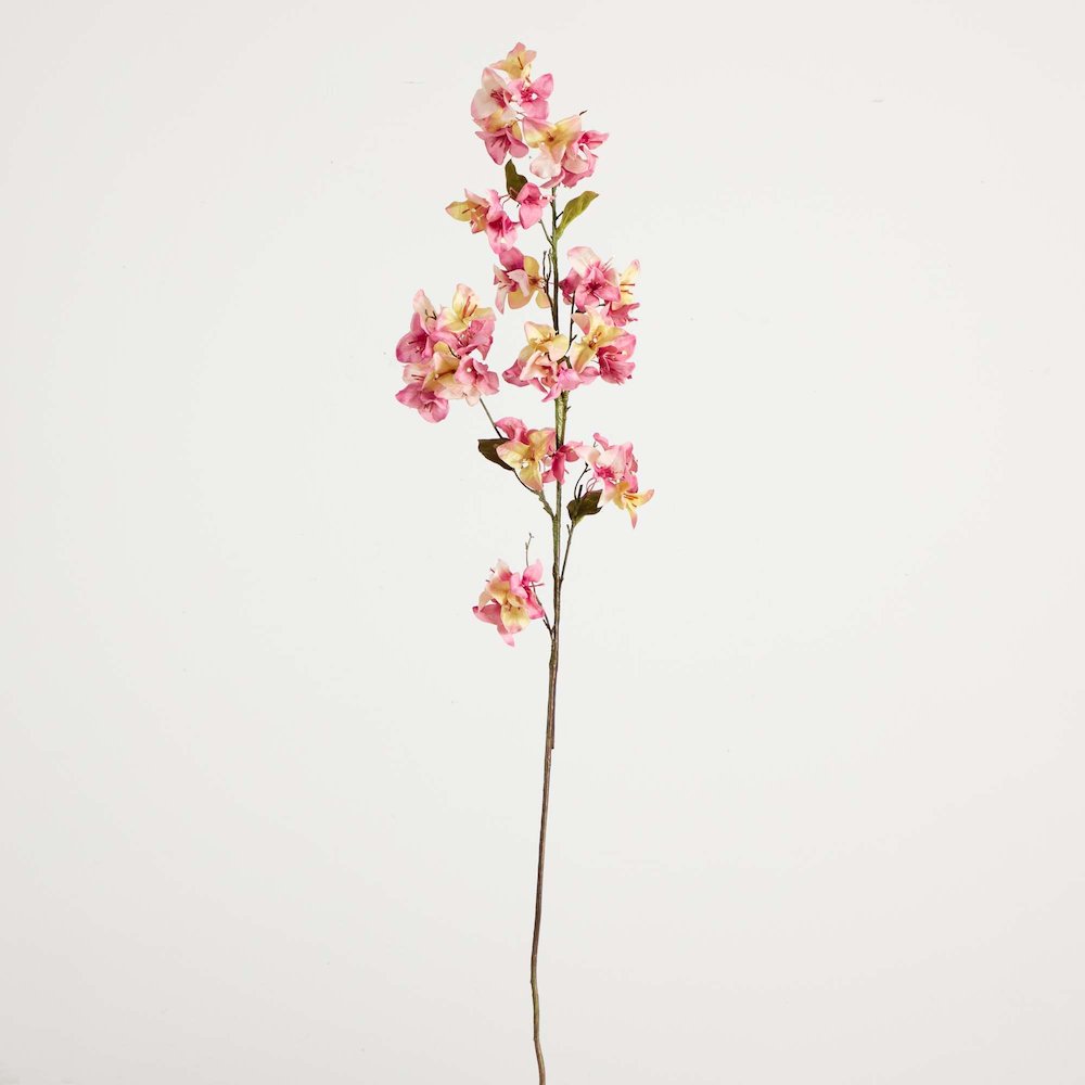 47in. Artificial Bougainvillea Flower Stems, Set of 3. Picture 5