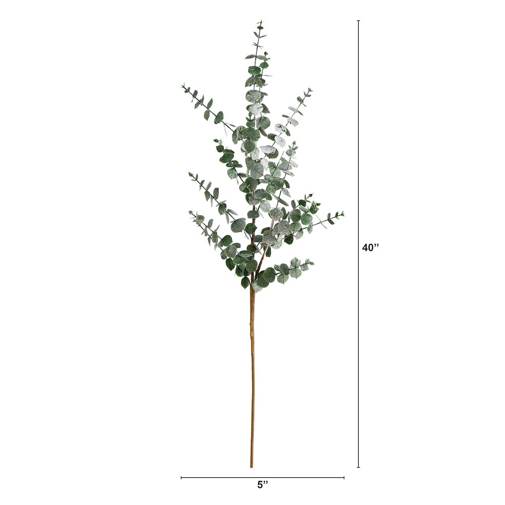 40in. Artificial Eucalyptus Stems, Set of 3. Picture 2
