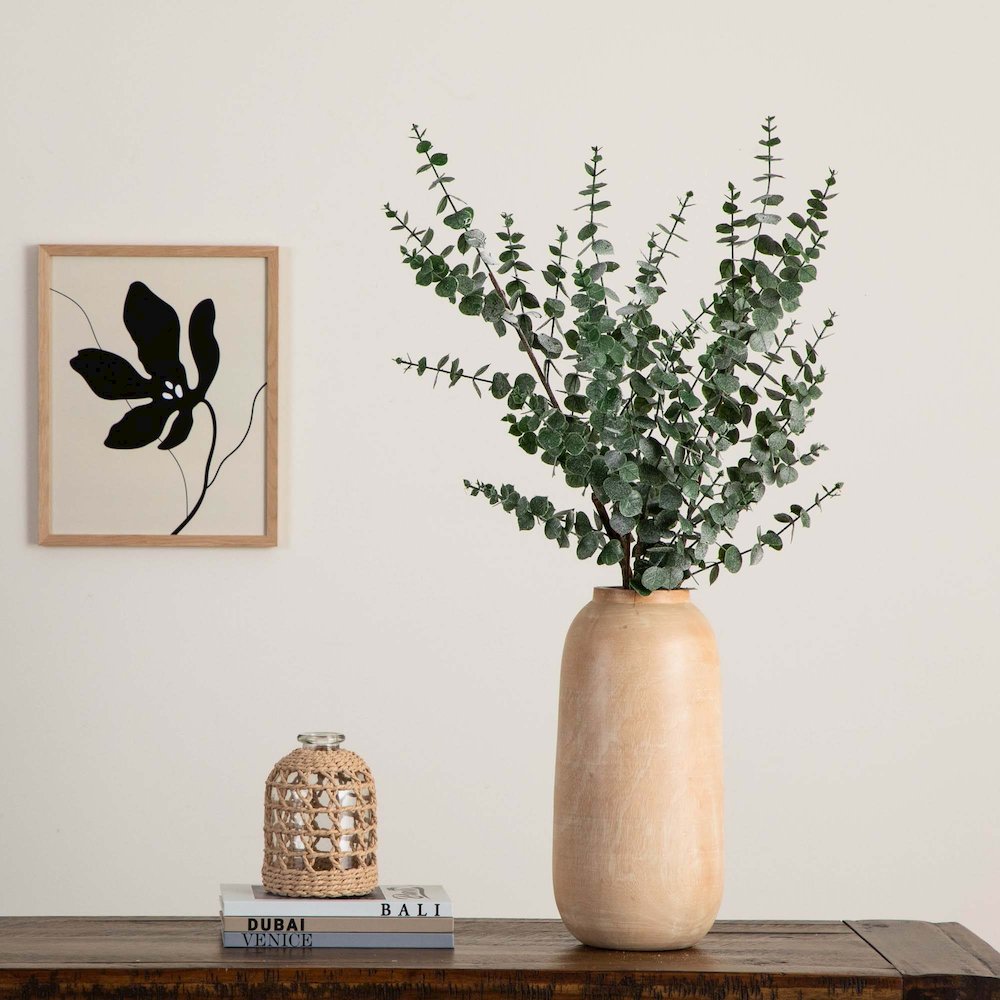 40in. Artificial Eucalyptus Stems, Set of 3. Picture 9