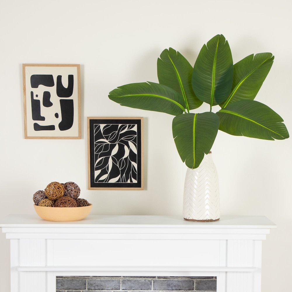40in. Artificial Travelers Palm Stems - Set of 6. Picture 8