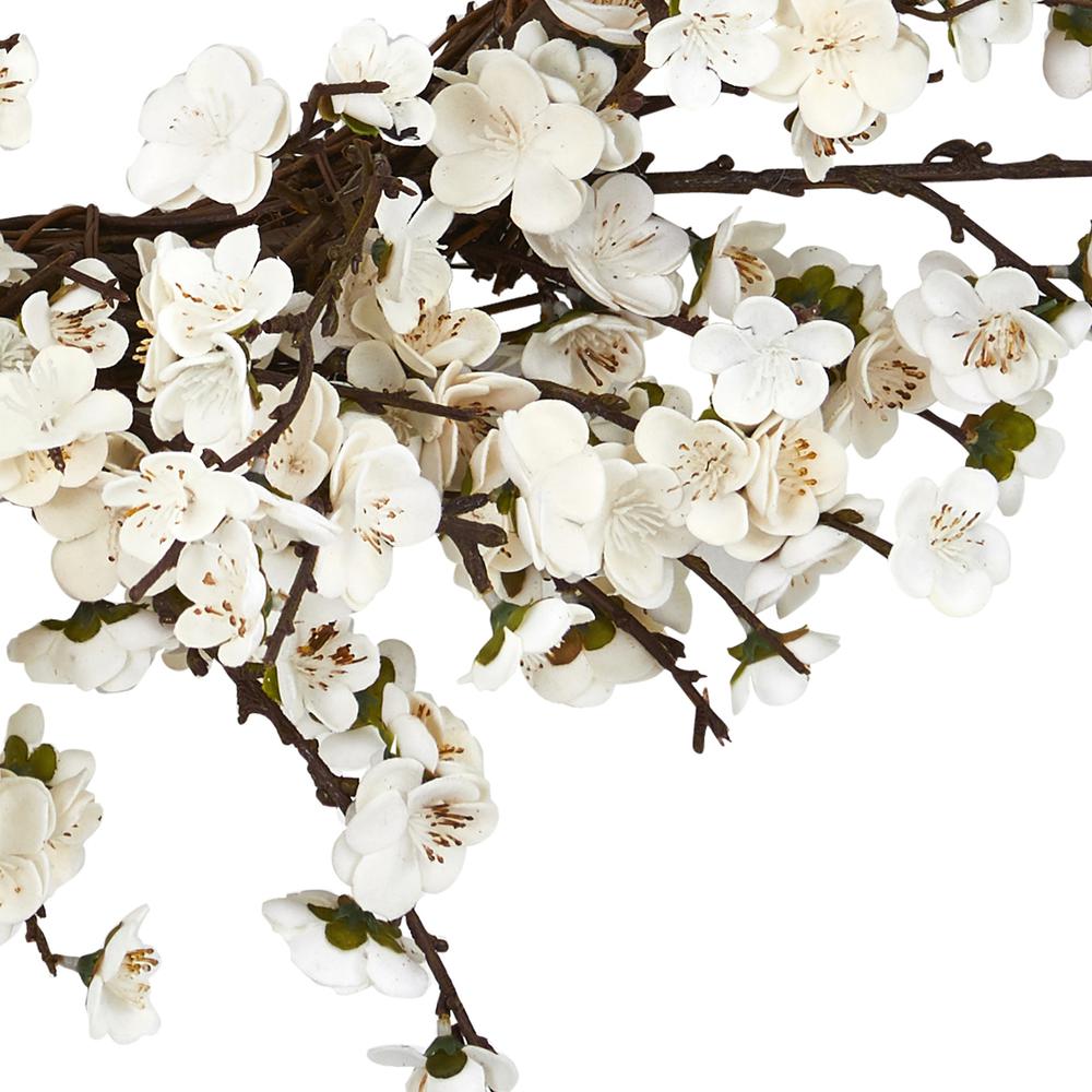 24in. Plum Blossom Wreath. Picture 3