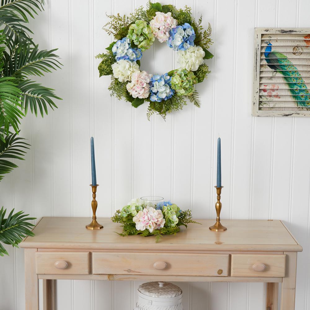Hydrangea Artificial Candelabrum. Picture 2