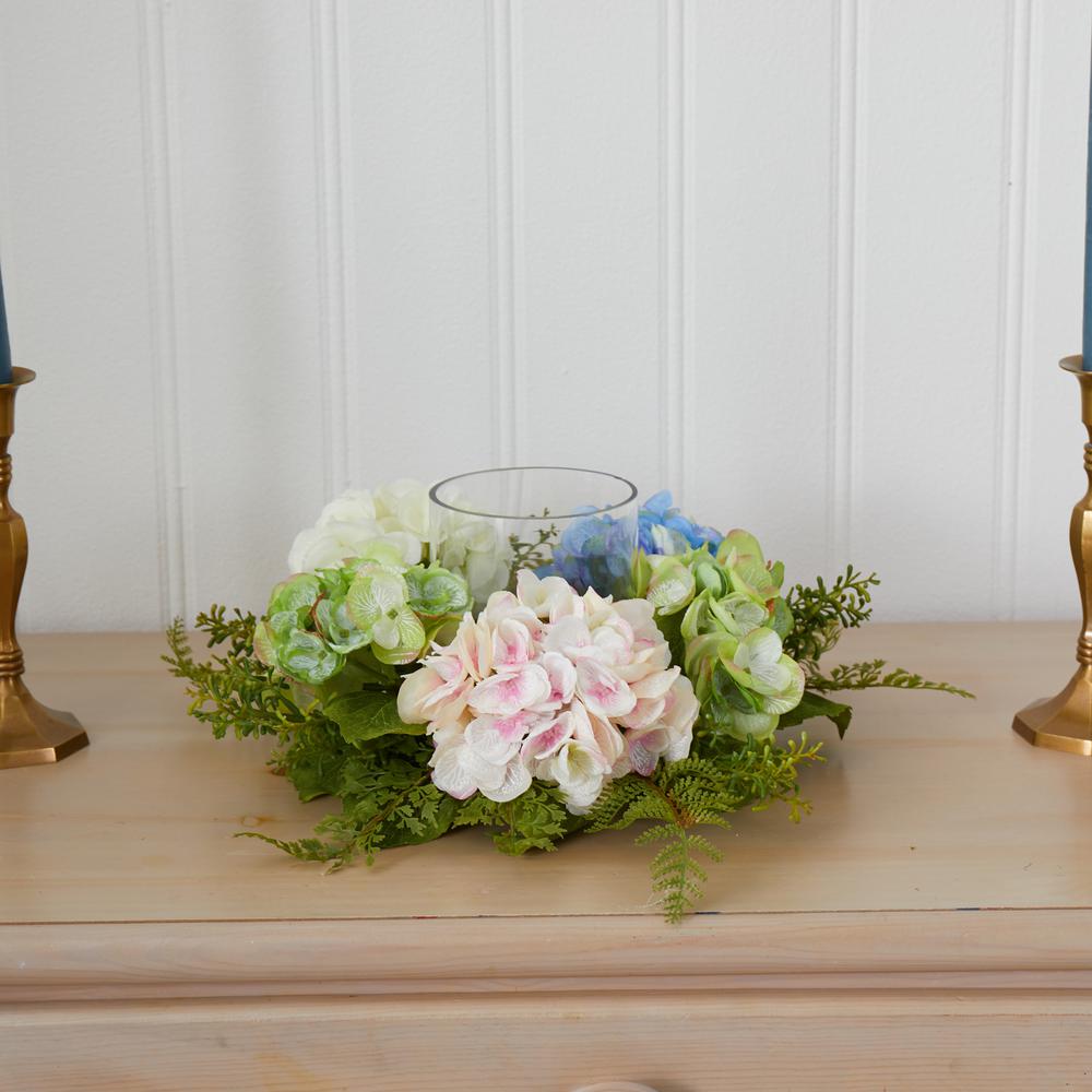 Hydrangea Artificial Candelabrum. Picture 4