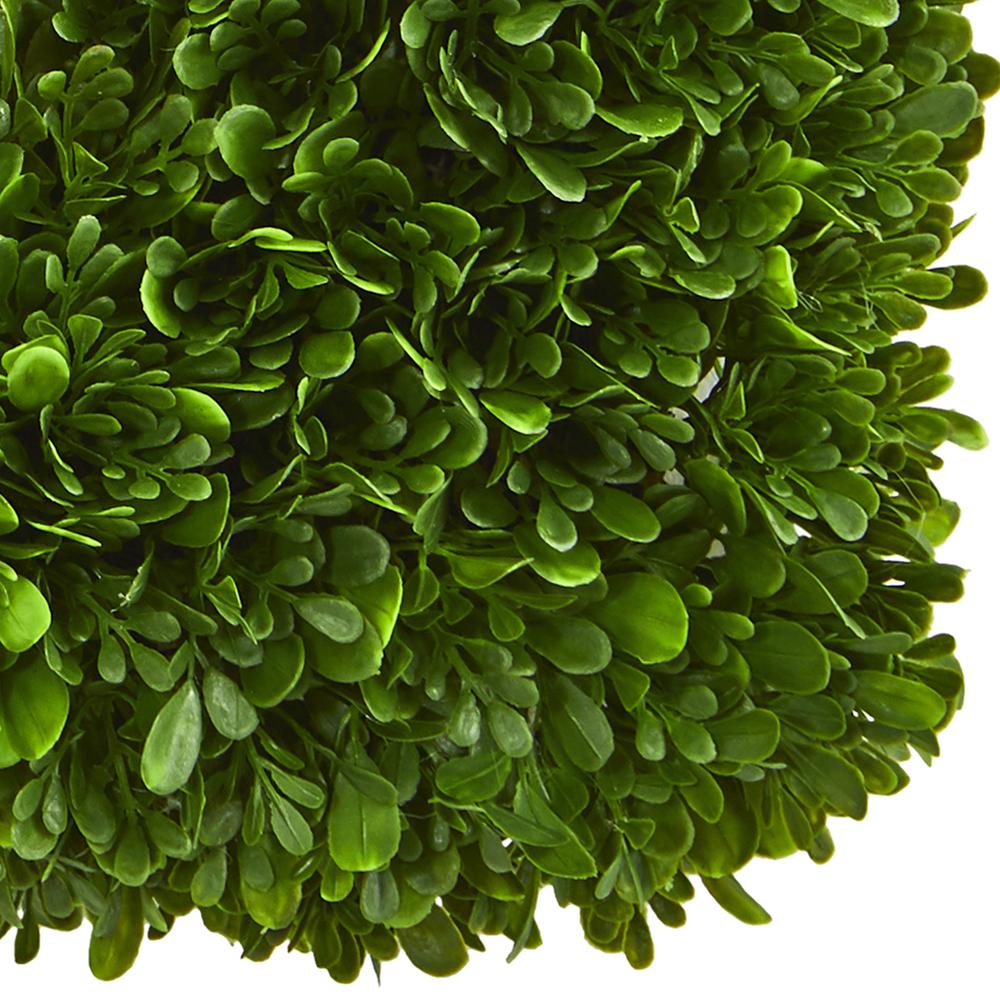 17in. Tea Leaf Square Wreath UV Resistant (Indoor/Outdoor). Picture 5