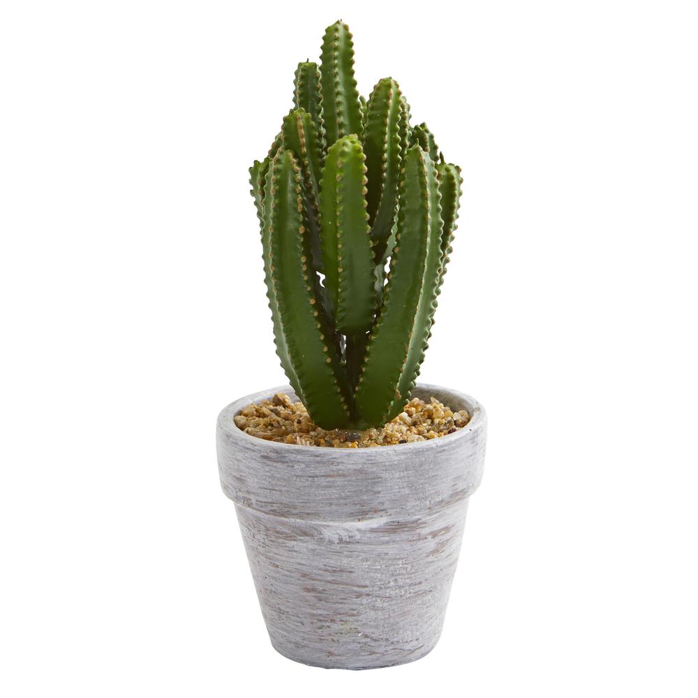 8in. Cactus Artificial Plant (Set of 3). Picture 3