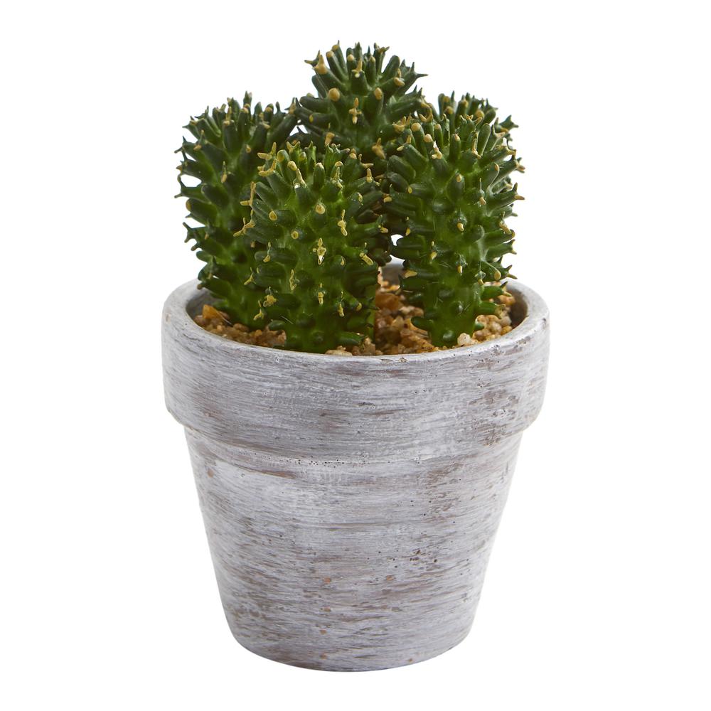 8in. Cactus Artificial Plant (Set of 3). Picture 6