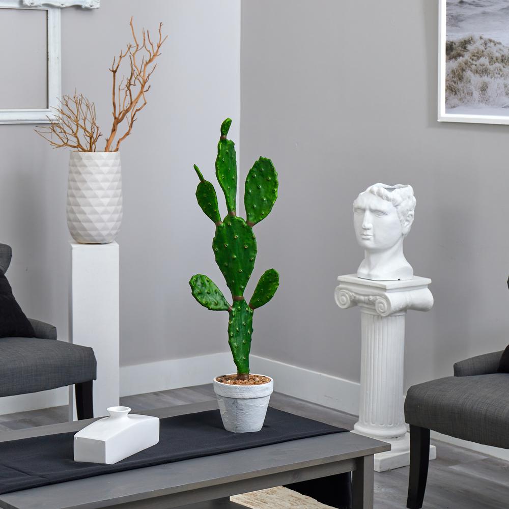 37in. Cactus Artificial Plant. Picture 3