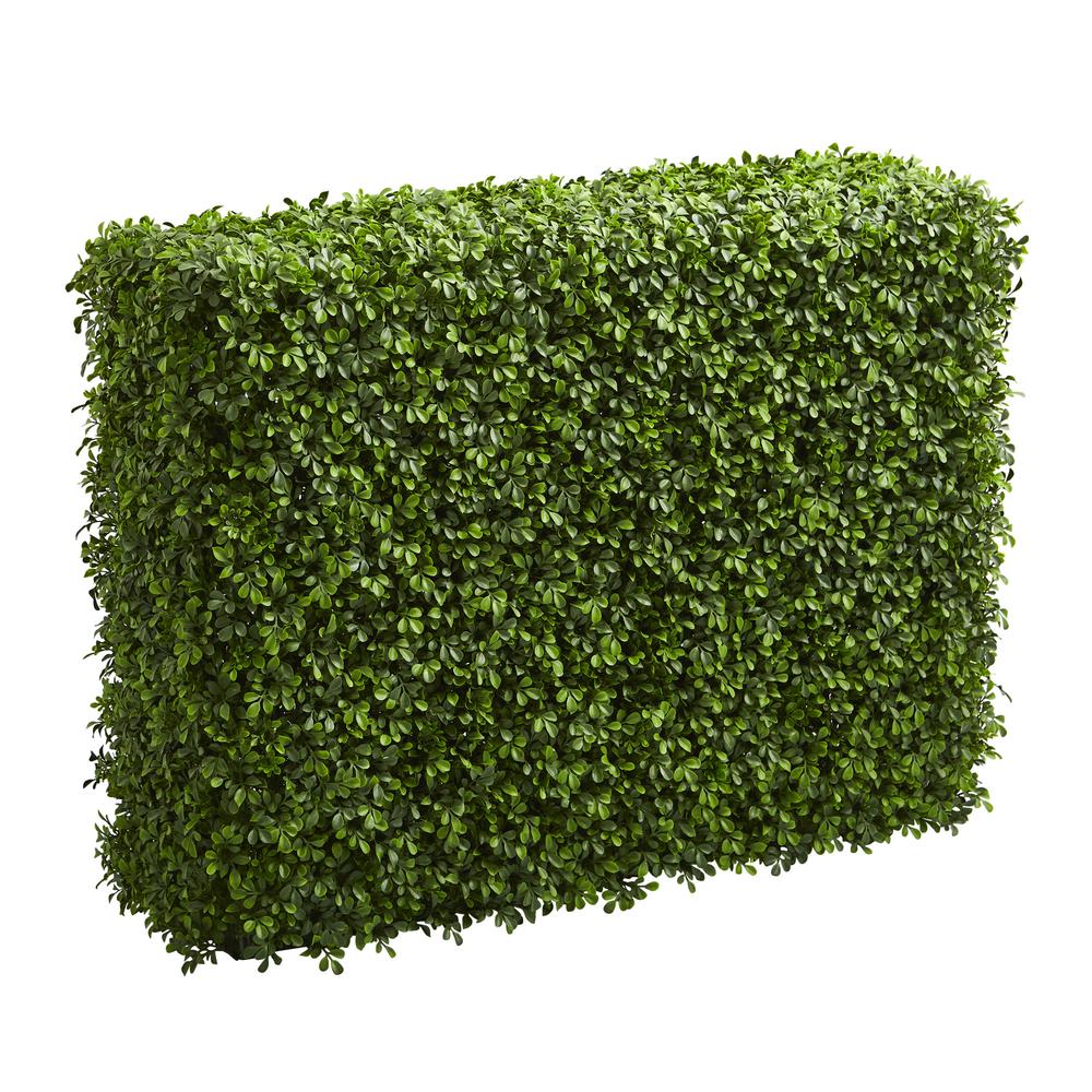 39in. Boxwood Artificial Hedge (Indoor/Outdoor). Picture 1