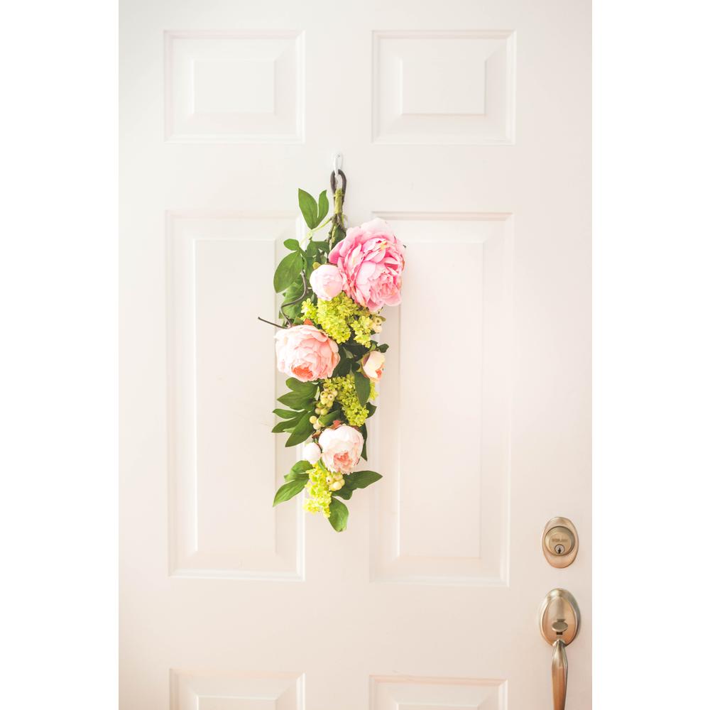 24in. Mixed Peony & Hydrangea Teardrop. Picture 7
