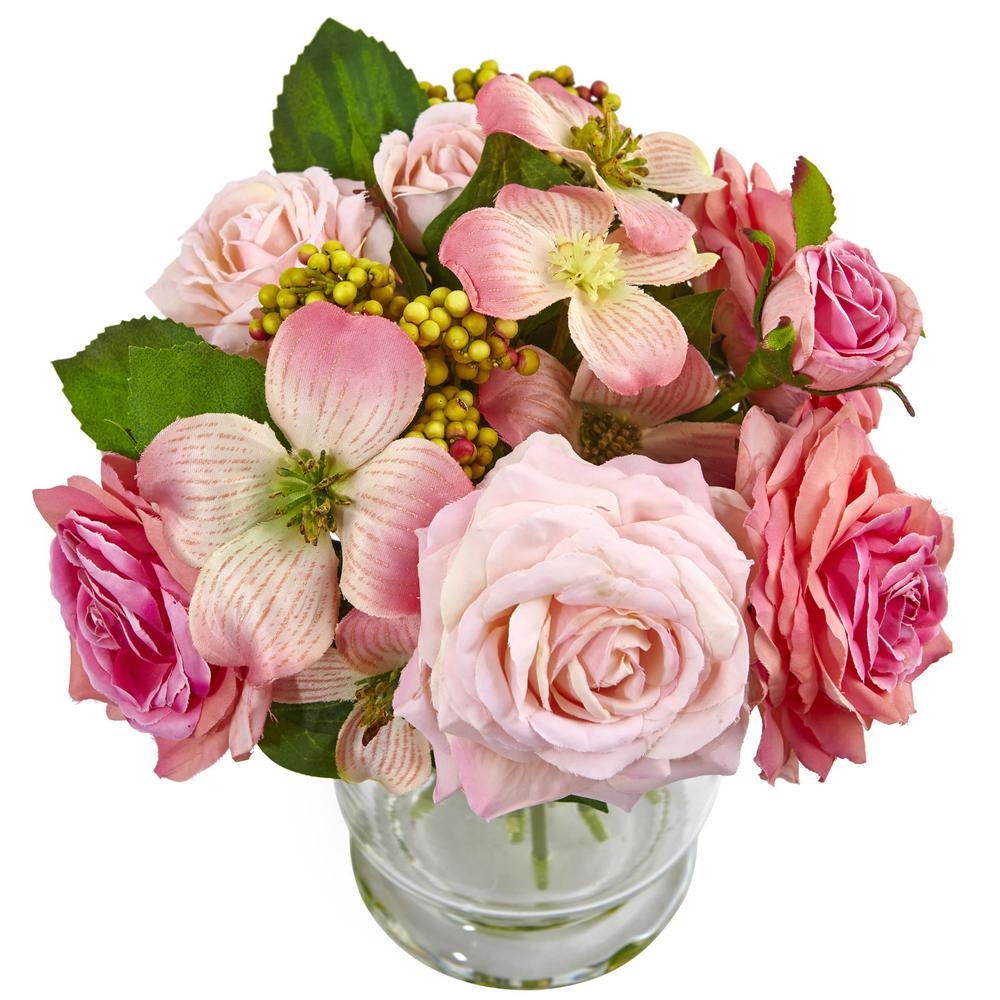 10in. Rose and Berry Arrangement. Picture 3