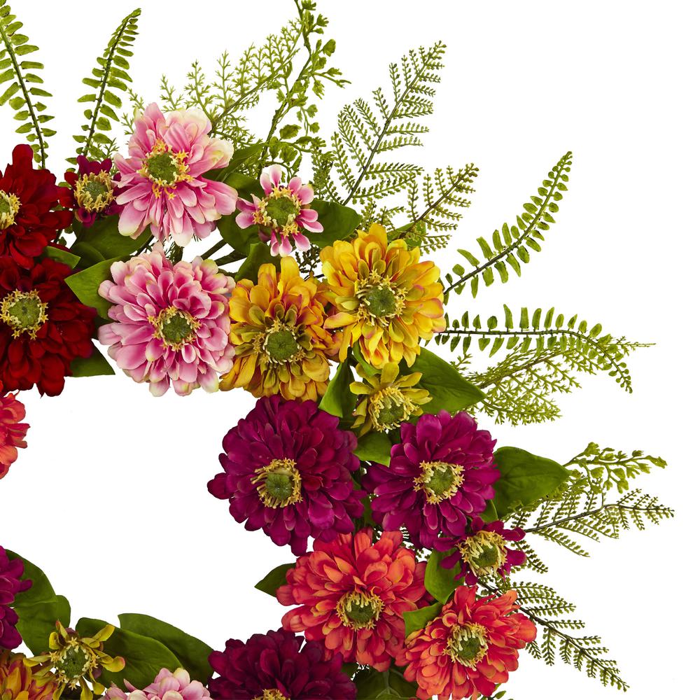 Mixed Flower Wreath. Picture 3