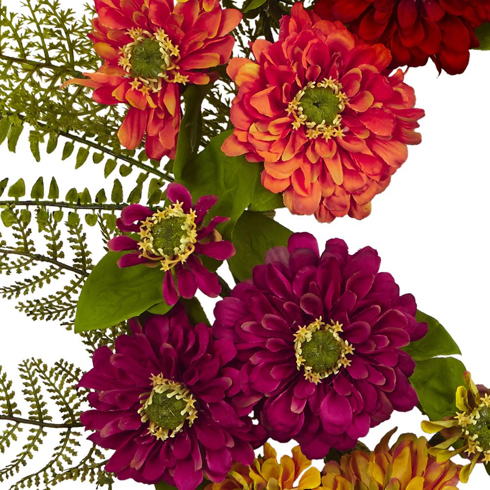Mixed Flower Wreath. Picture 4