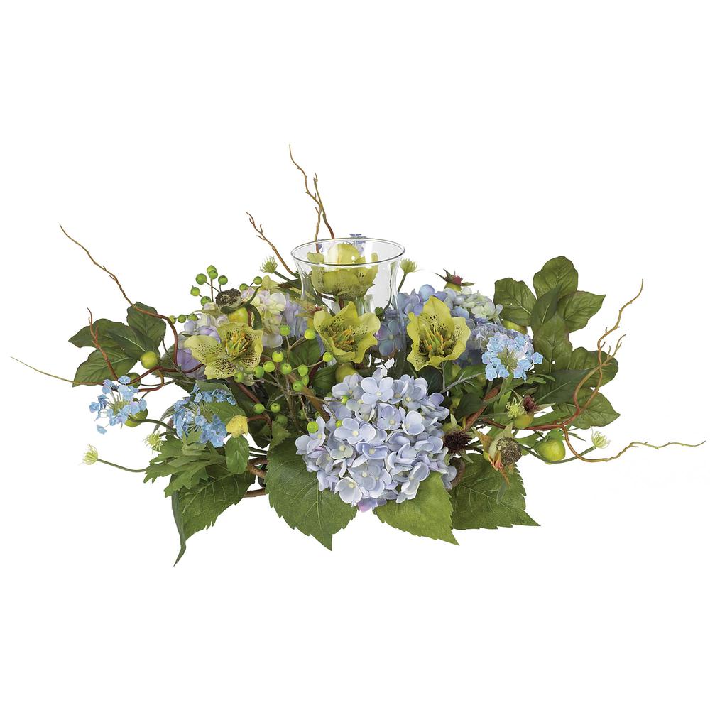 Hydrangea Candelabrum Centerpiece. Picture 1