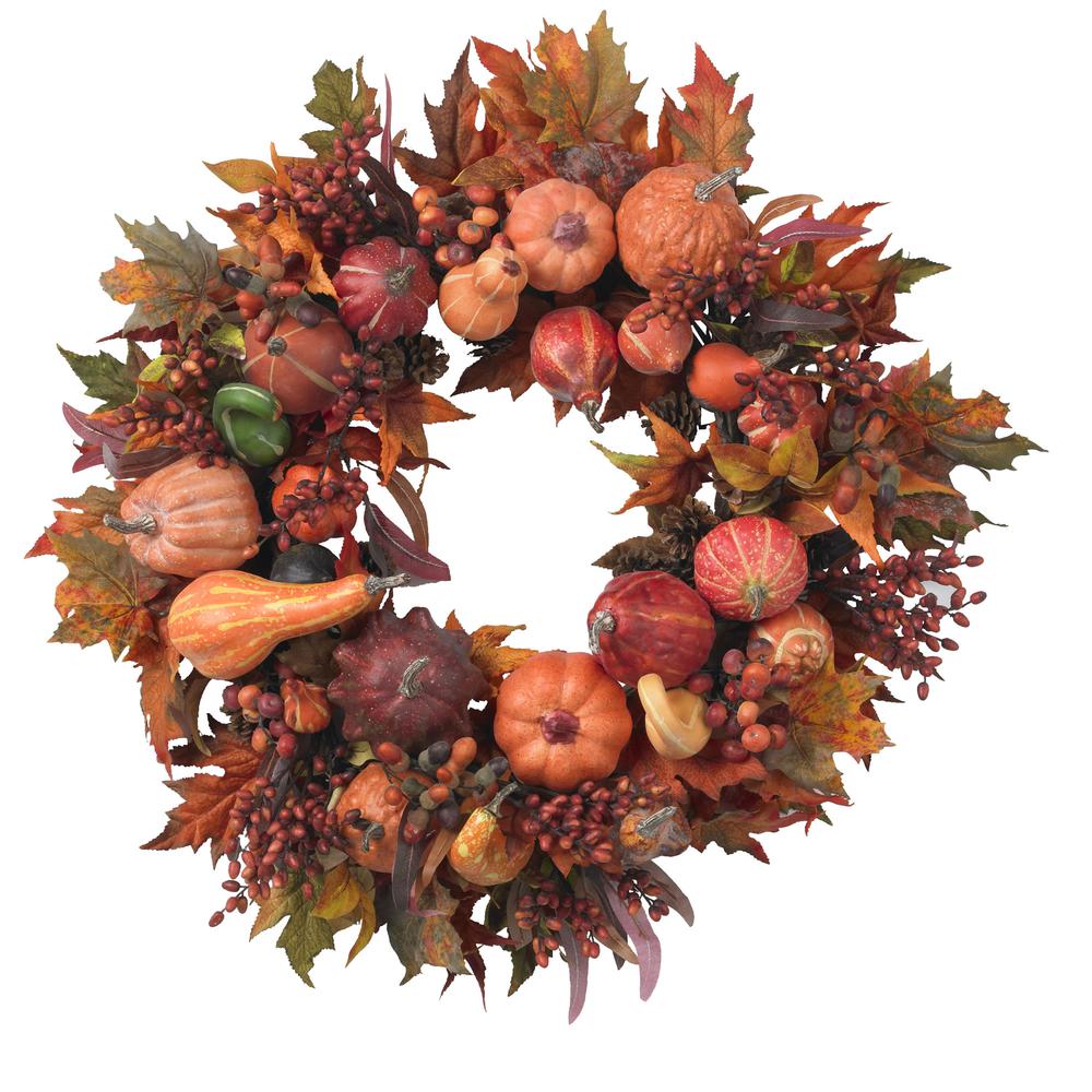 28in. Harvest Wreath. Picture 2