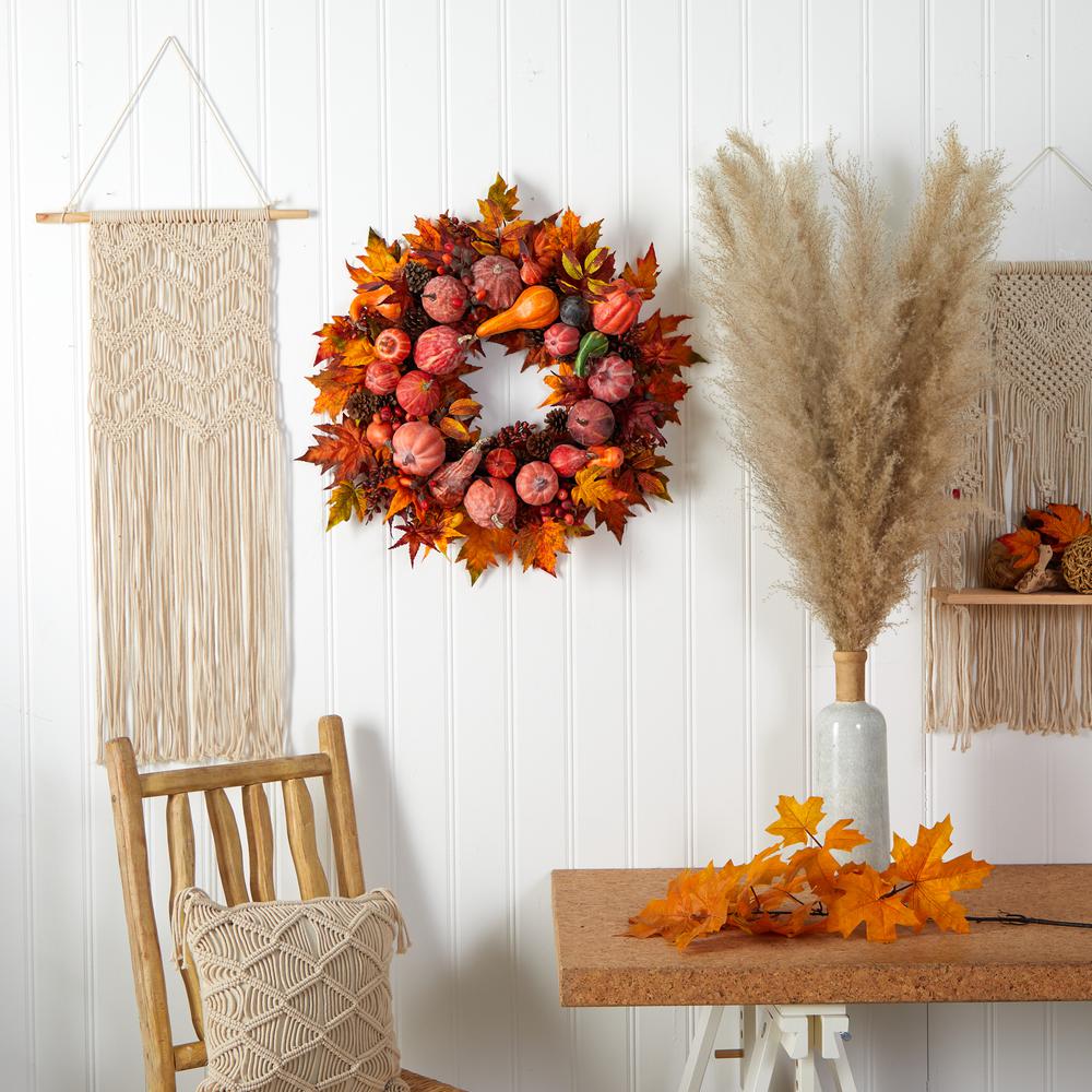 28in. Harvest Wreath. Picture 4