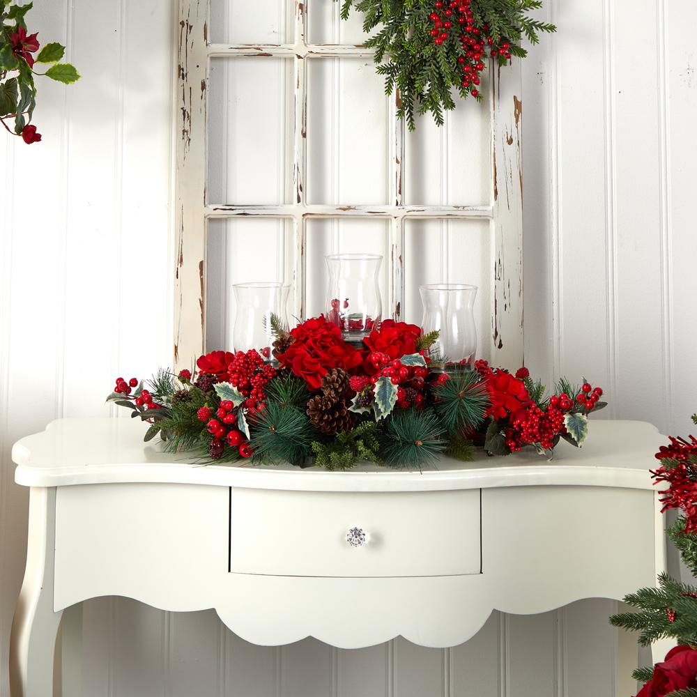 Hydrangea Holiday Candelabrum. Picture 3