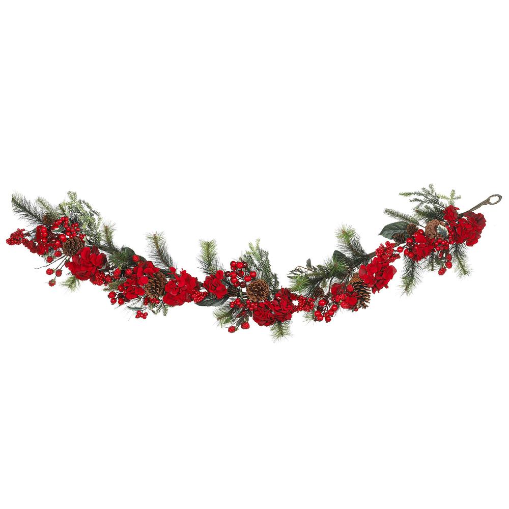 72in. Hydrangea Garland. Picture 1