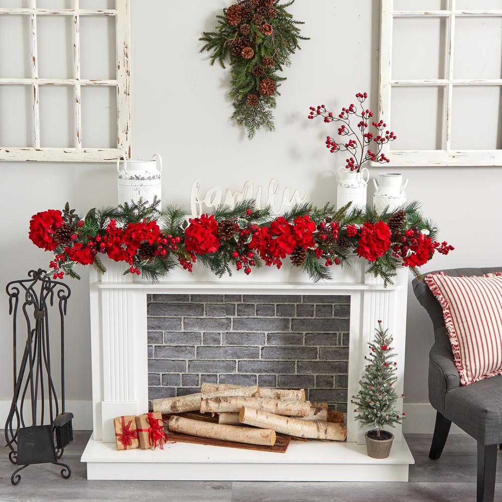 72in. Hydrangea Garland. Picture 2
