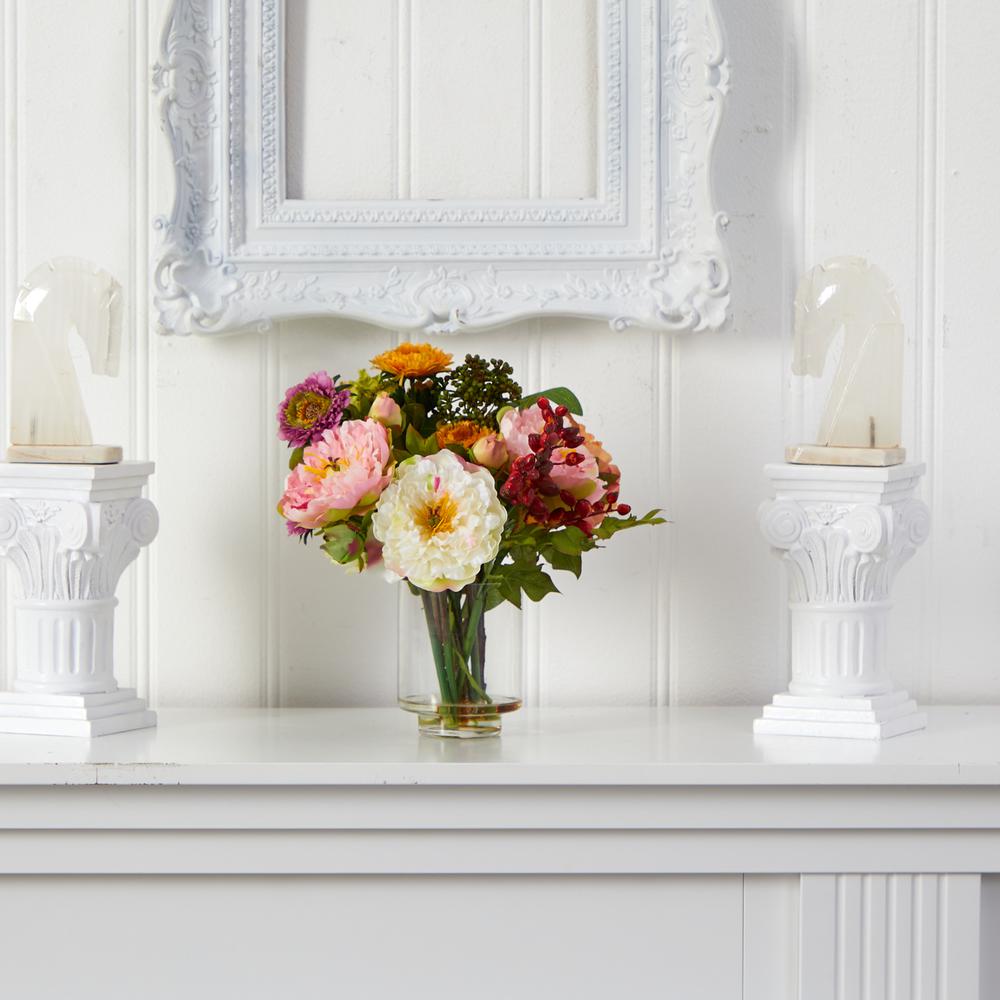 Peony Silk Arrangement. Picture 7