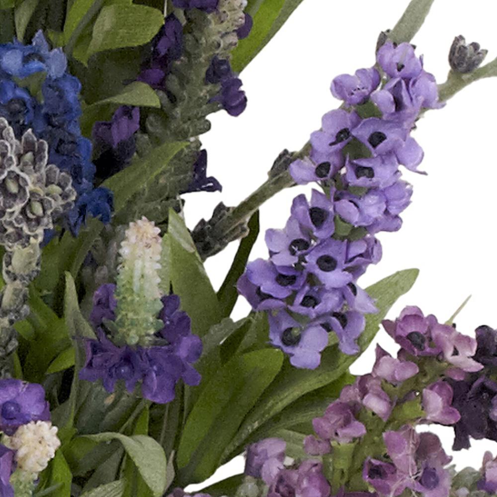 20in. Lavender Wreath. Picture 2