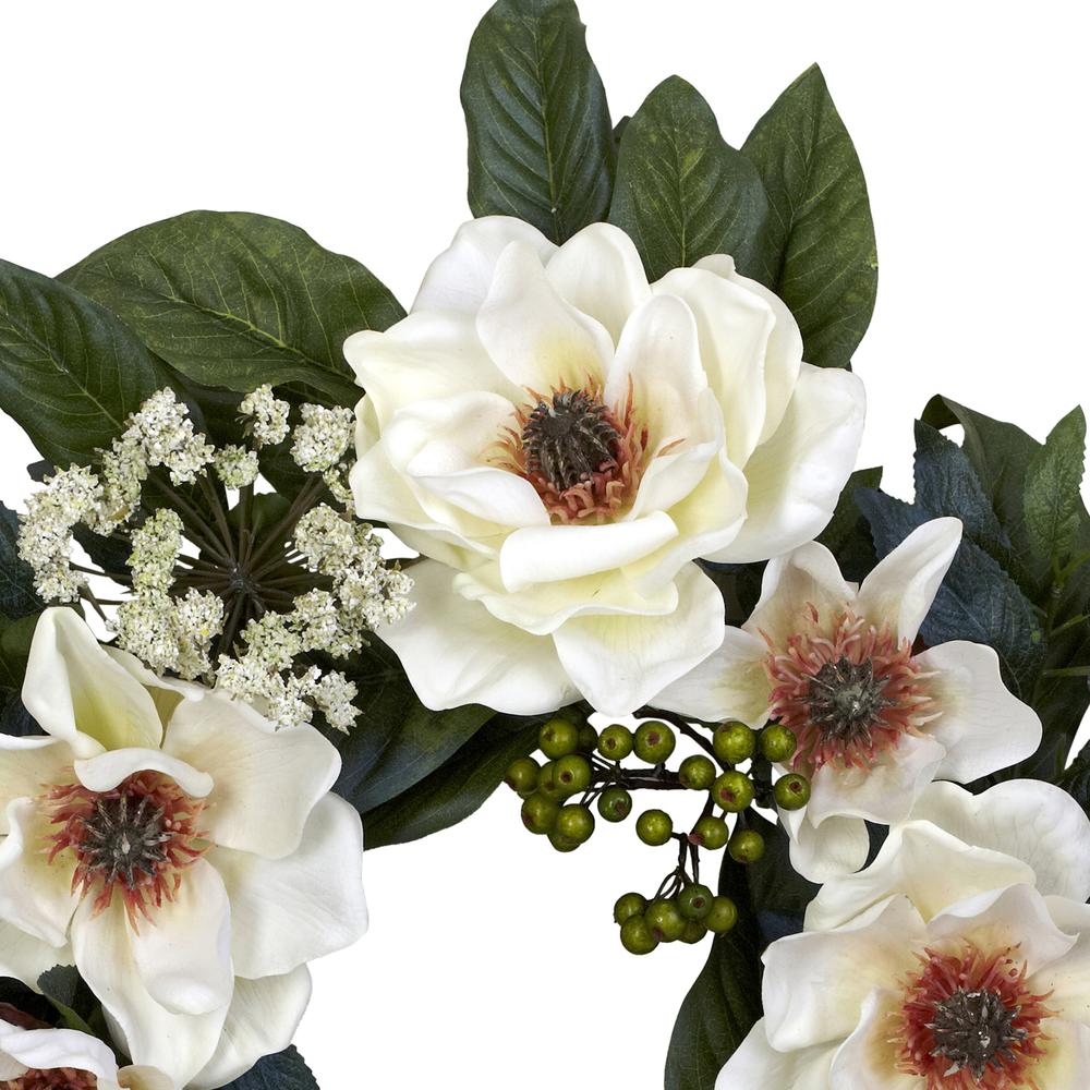 22in. Magnolia Wreath. Picture 3