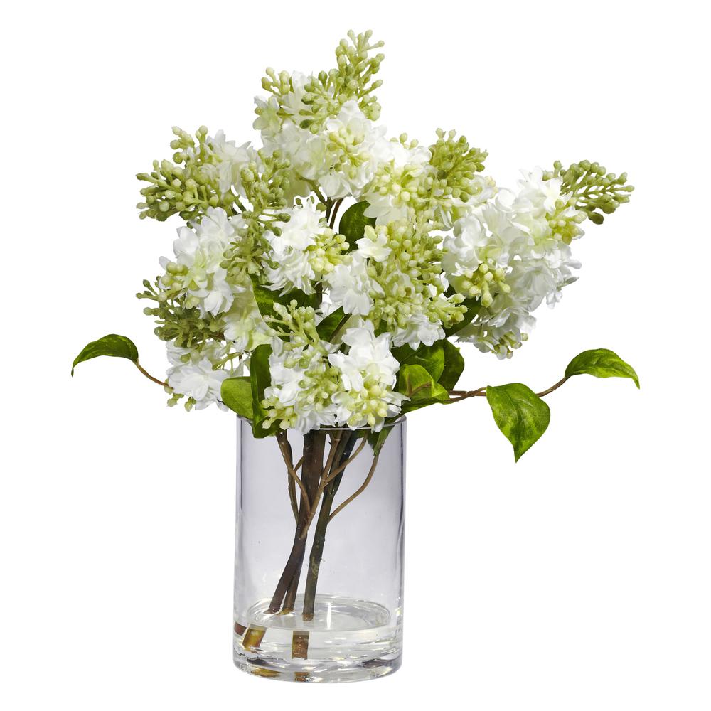 Lilac Silk Flower Arrangement. Picture 1