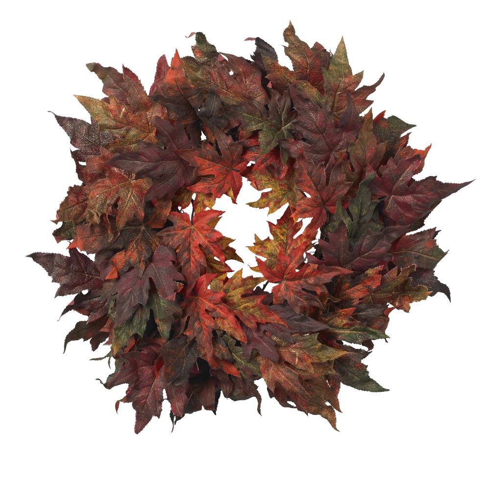 30in. Maple Leaf Wreath. Picture 1