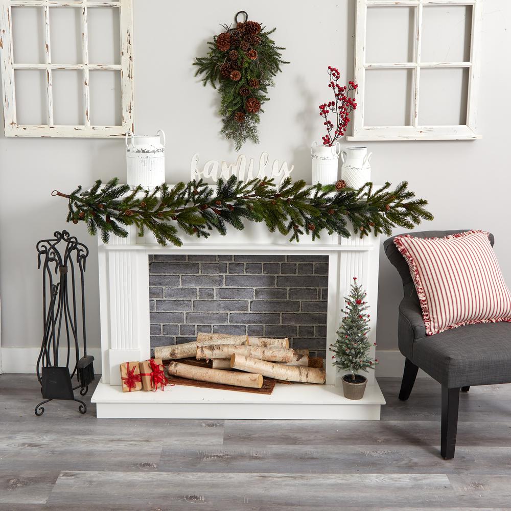 60in. Pine & Pinecone Garland. Picture 1